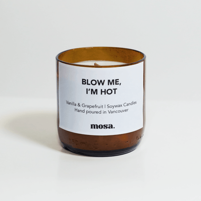 Blow Me, I'm Hot - Vanilla Grapefruit Candle