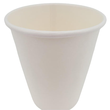Morning Dew - 8oz Hot Paper Cups - White - 20 x 50 count