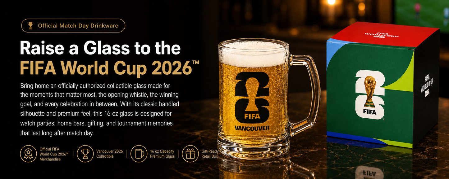 FIFA World Cup '26 Stein Beer Glass - 16 oz
