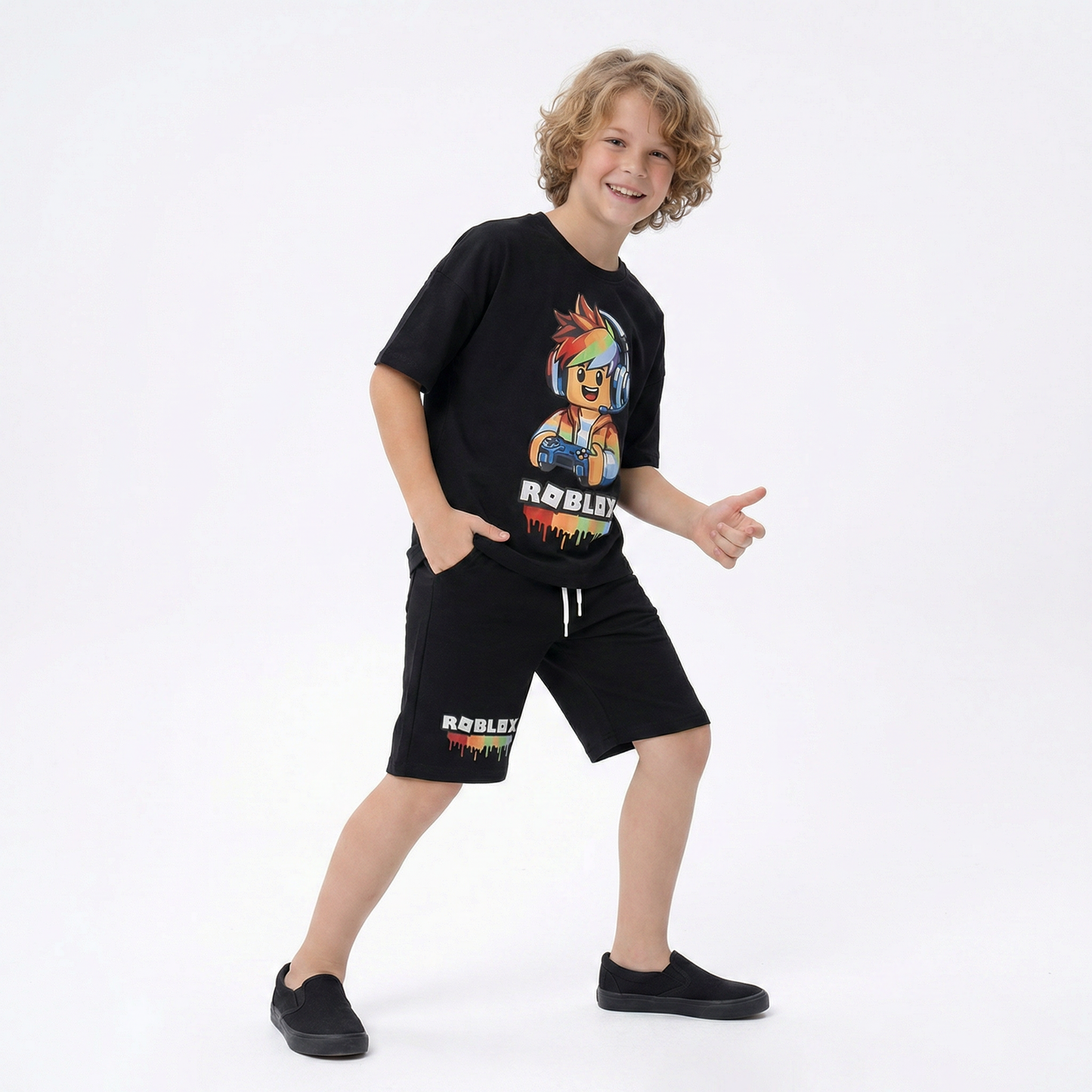 Level Up Boys Short Set