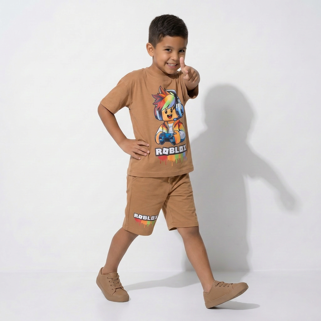 Level Up Boys Short Set