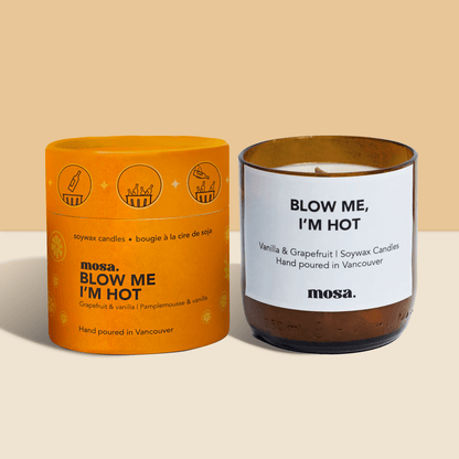 Blow Me, I'm Hot - Vanilla Grapefruit Candle