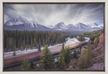 Wall art Fast train