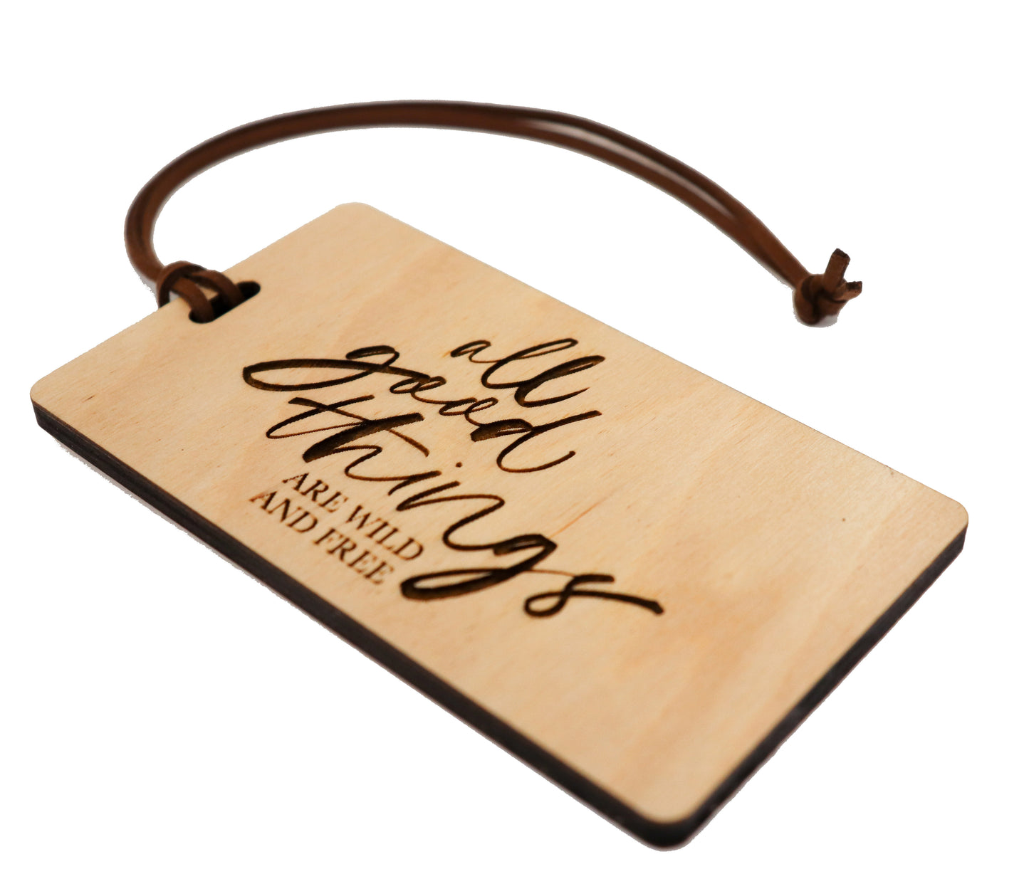 Wooden Luggage Tags