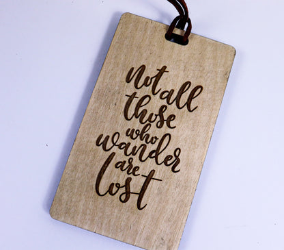 Wooden Luggage Tags