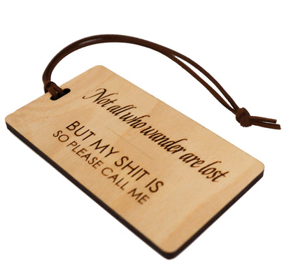 Wooden Luggage Tags