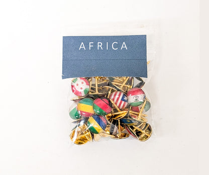 Epoxy National Flag Push Pins | Continental Sets