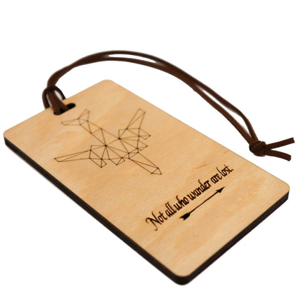 Wooden Luggage Tags