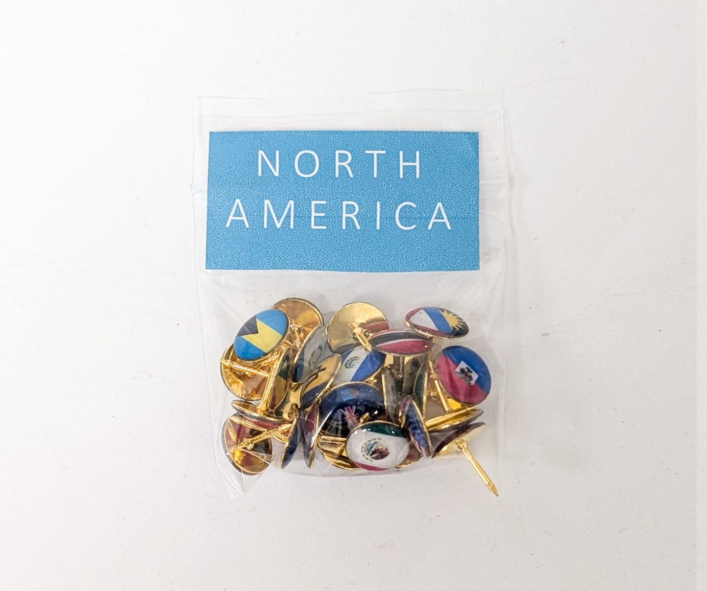 Epoxy National Flag Push Pins | Continental Sets