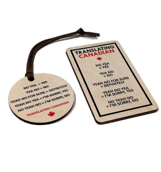 Translating Canadian | Ornament | Magnet
