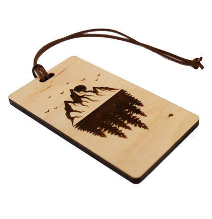 Wooden Luggage Tags