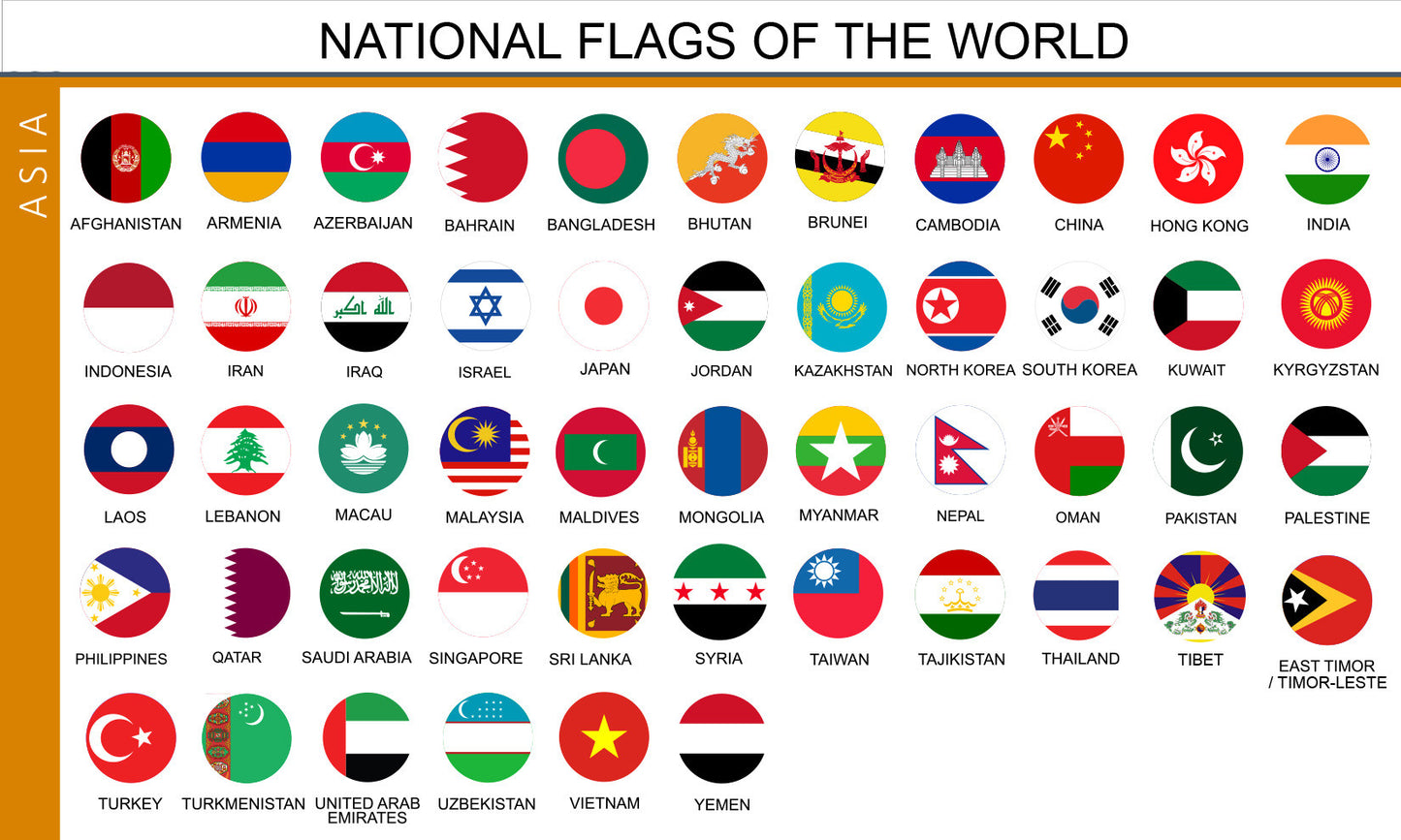 Epoxy National Flag Push Pins | Continental Sets