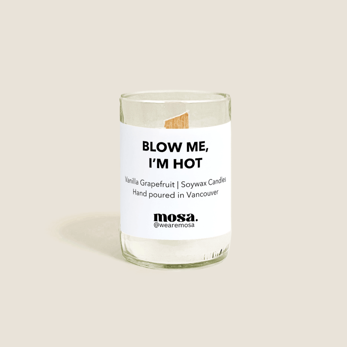 Blow Me, I'm Hot - Vanilla Grapefruit Candle
