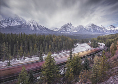Wall art Fast train