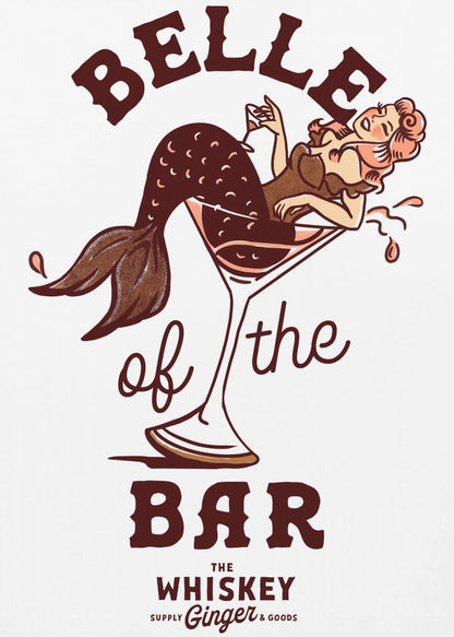 Wall art Belle Of The Bar Mermaid Pin Up Art